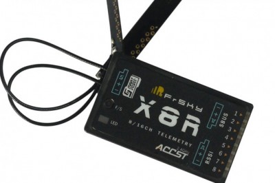 The FrSky receiver X8 protocol is also backward compatible