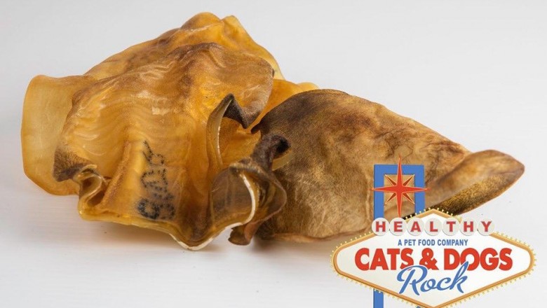 NATURAL BEEF EARS (12 COUNT) FOR DOGS - Cats and Dogs Rock