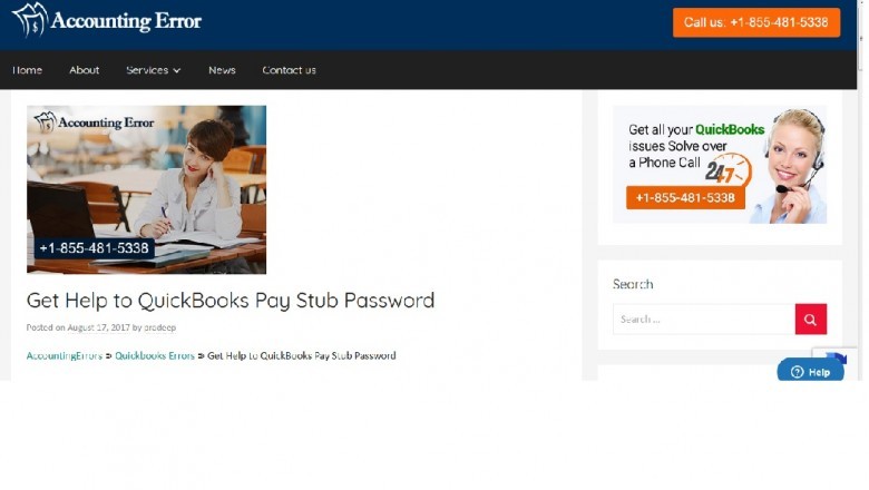 QuickBooks Paycheck Stub Password Generator