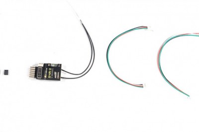 All of this is available in a package just a little larger then the Frsky Receiver D4FR