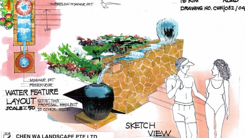 Outdoor garden design-Garden design