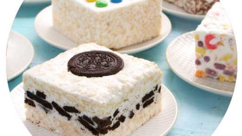 How To Make Rice Crispy Treat Cake