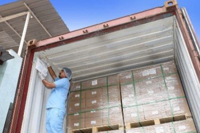 Desiccant for shipping containers