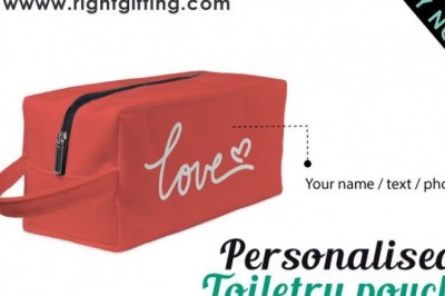 Buy Personalized Toiletry Pouch Gifts Online India | Customized Gift