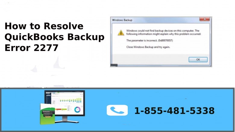 QuickBooks Backup Error 2277