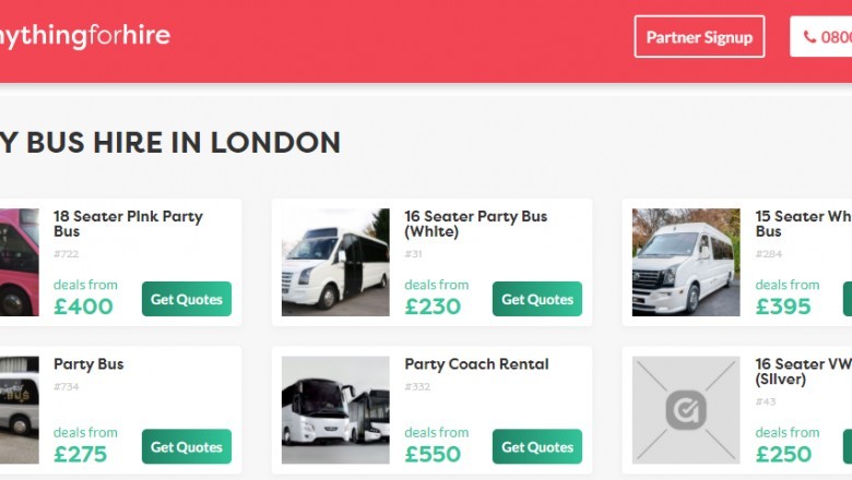 Party Bus Hire in London