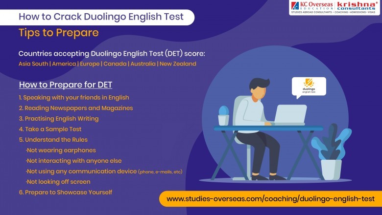 Duolingo online test from home