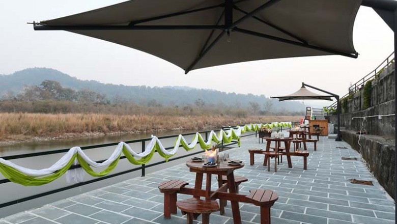 River Side Restaurant at Corbett - Tarangi Resorts