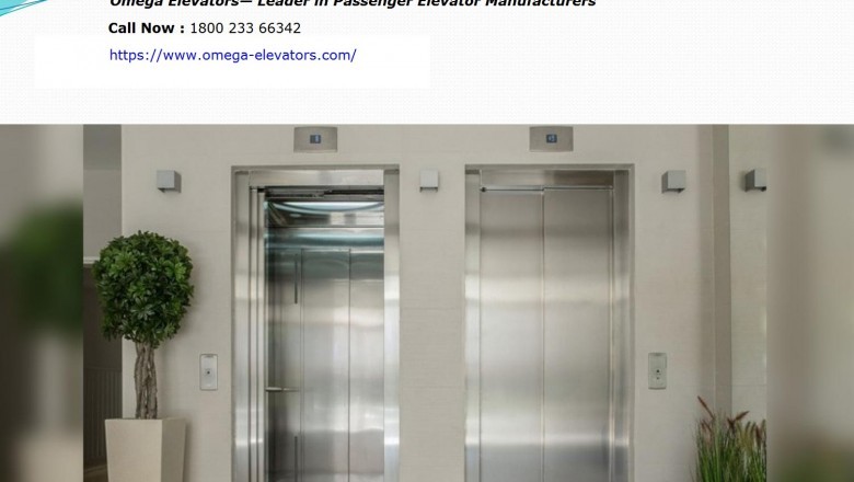 Omega Elevators- Leader in Passenger Elevator Manufacturers