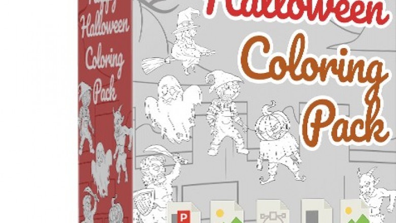 HAPPY HALLOWEEN COLORING PACK REVIEW