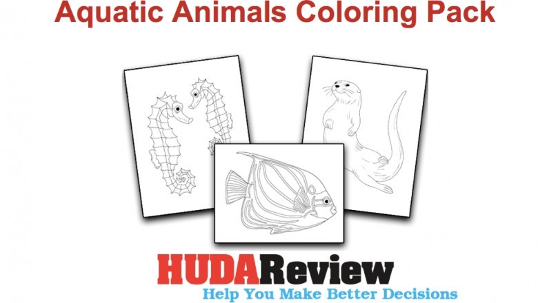 Aquatic Animals Coloring Pack Review