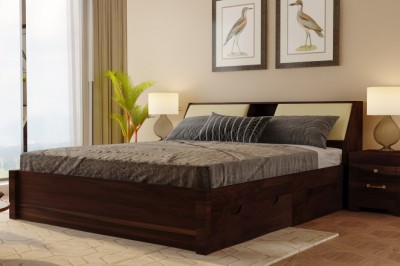Buy Wooden queen size Bed online in India at WoodenAlley