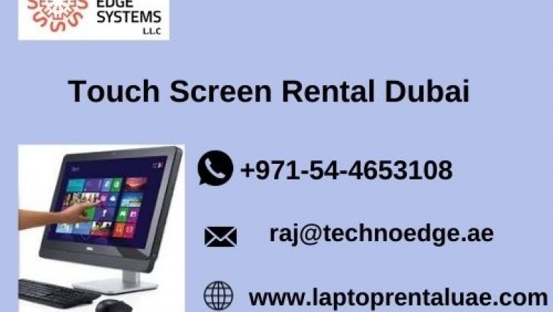 What is the Importance of Touch Screen Rental for Business in Dubai?