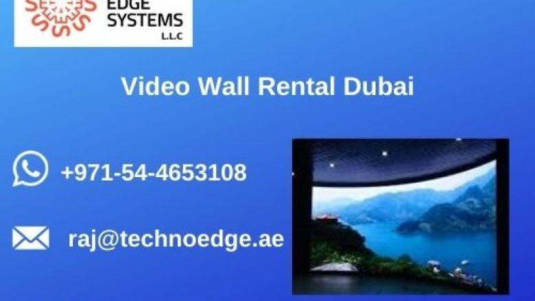 How Techno Edge Helpful for Video Wall Rental Dubai?