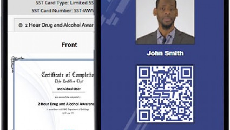 SST Card - Site Safety Training Card