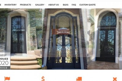 Buy Single Wrought Iron Door