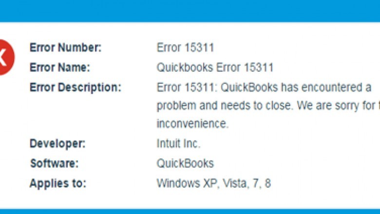 How to Fix QuickBooks Update Error 15311?