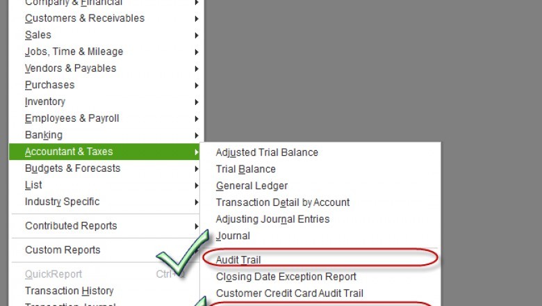 How to Clear Audit Trail in QuickBooks
