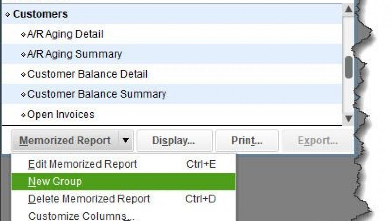 Delete a memorized report