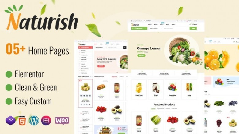 Best WordPress Theme for Food, Vegetable Shop, Makeup Products.