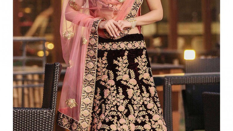 Buy Party Wear Designer Saree | Trending Sarees | Ruffle Saree Online | Western Saree -Ethnic Plus