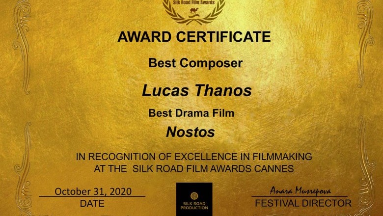 Lucas Thanos Sees Stock Rise as Classic Music Composer with Silk Road Film Award
