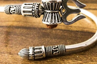 Buy trishul damru Golden kada bangles (Bracelet) at best price in India