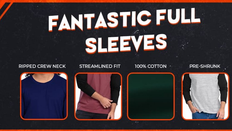 Make Your Wardrobe Amazing With Full Sleeve T-Shirts for Men