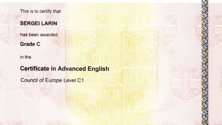 Buy Original CAE certificate without exam