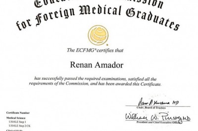 Buy Original ECFMG certificate without exam