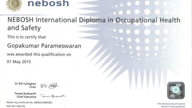 Buy Original NEBOSH Certificate without exam