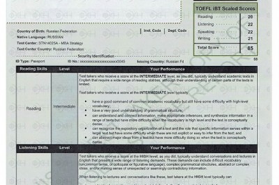 Buy Original TOEFL Certificate without exam