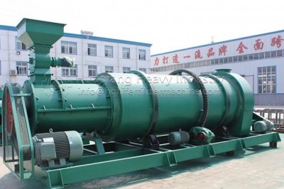 Production mode of new drum agitator for organic fertilizer granulation machine