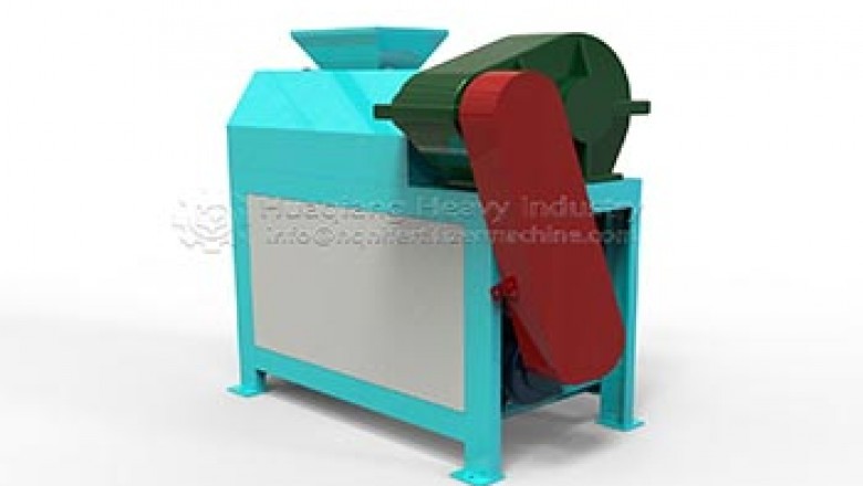 Granulation technology of double roller organic fertilizer granulation machine