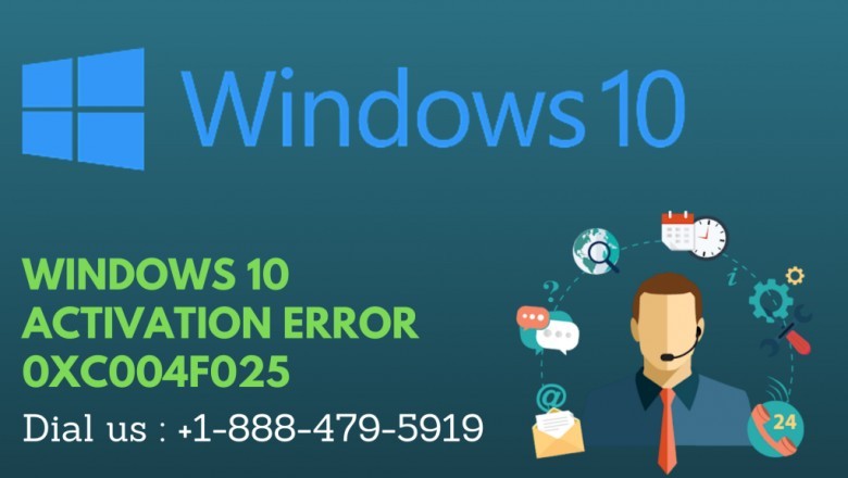 How to Fix Windows 10 Activation Error 0xc004f025?