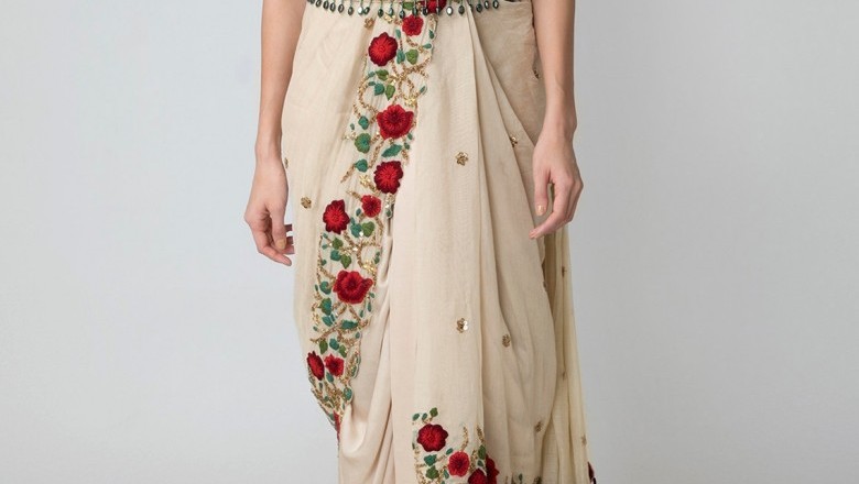 Stitched Pant Saree And Dhoti Saree Latest Design Buy Online From Fresh Look Fashion