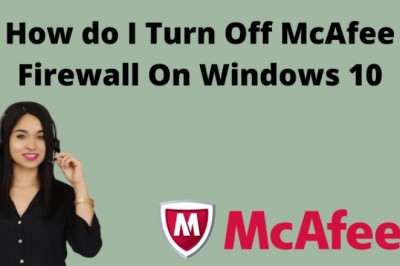 How to turn off Mcafee firewall