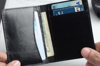 Slim Leather Card Holder, Handmade Leather Wallet for Men, Card Case Wallet, Front Pocket Wallet, Business Card Holder, Perfect Gift for Men