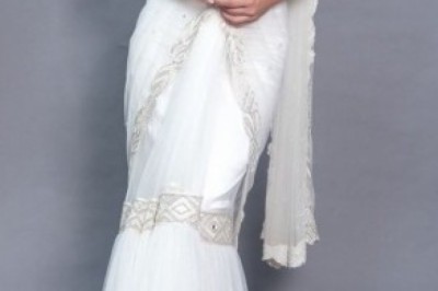 Top Designer Ruffle Saree And Fringe Saree Buy Online at Reasonable Price