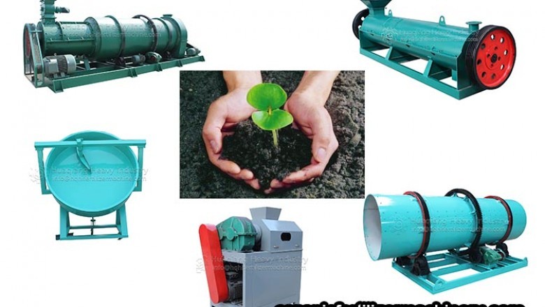 Comparison of three common organic fertilizer granulators