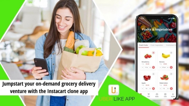 Establish your on-demand grocery delivery business with a reliable Instacart clone app