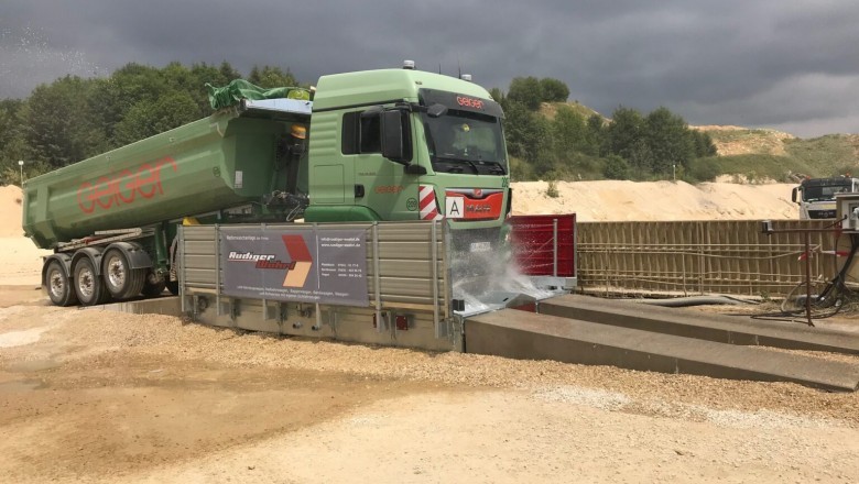 Lkw-Reifenwaschanlagen