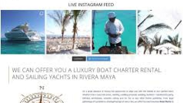Yacht Charter Rivera Maya