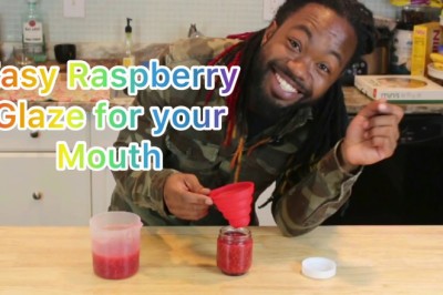 Raspberry glaze for your mouth