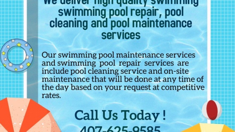 Residential and Commercial Pool Maintenance & Pool Services