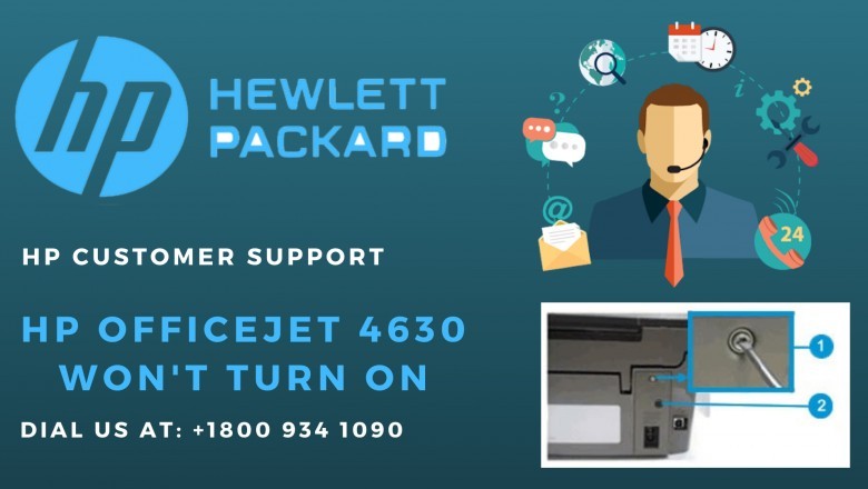 HP Officejet 4630 Won't Turn On