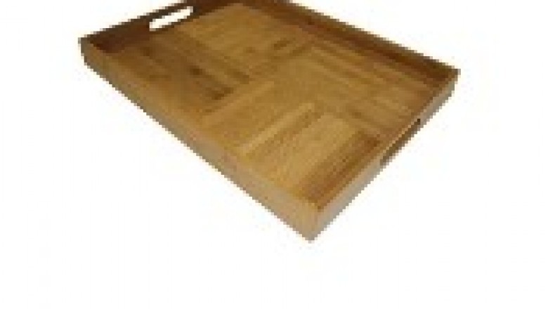 Bamboo Ottoman Tray