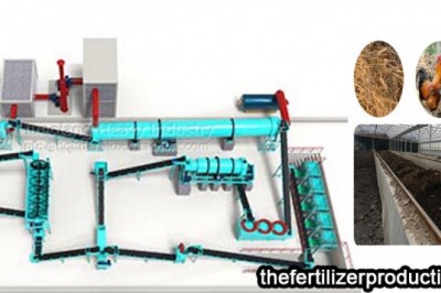 What are the functions of the equipment in the production line of cow manure organic fertilizer