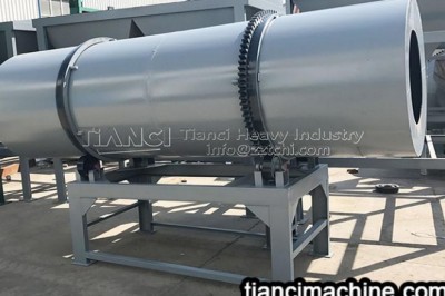 Processing technology of organic fertilizer by drum granulator
