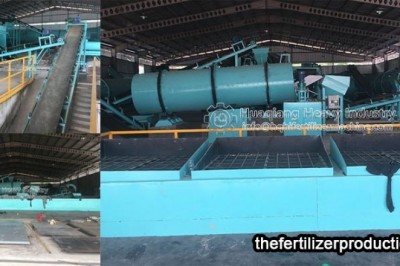 Production and treatment process of organic fertilizer for livestock manure and other materials